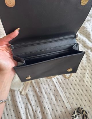 Bolso Moschino Negro y Dorado