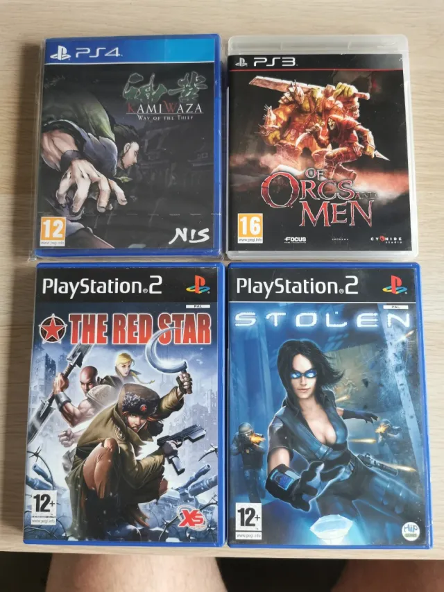 Lote 4 Juegos PS2, PS3, PS4