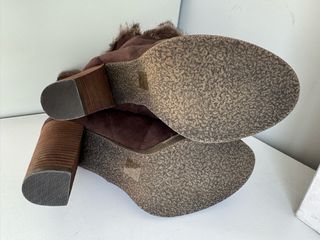 Stivaletti Bibi Lou marroni con pelliccia