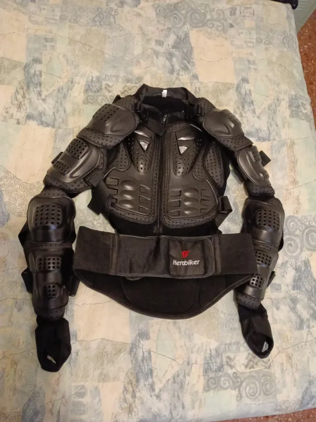 Chaqueta Motocross Herobiker Negra talla s.