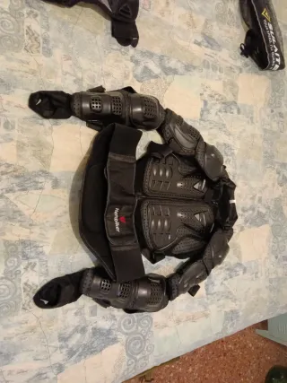 Chaqueta Motocross Herobiker Negra talla s.