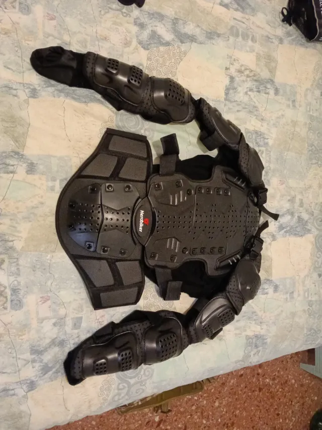 Chaqueta Motocross Herobiker Negra talla s.