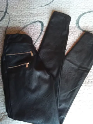 Pantalón efecto piel Valentina Talla XS