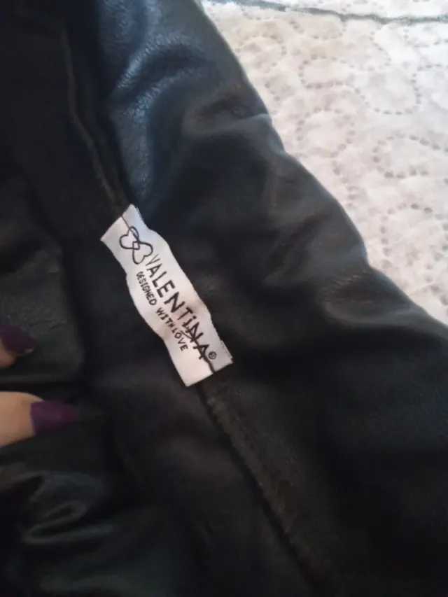 Pantalón efecto piel Valentina Talla XS