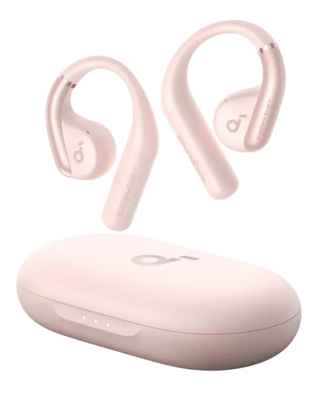 Soundcore AeroFit Auriculares Inalámbricos Rosa