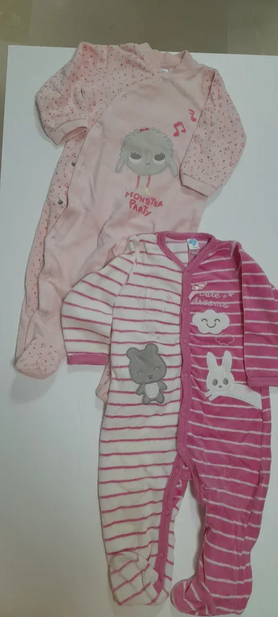Lote 2 Pijamas Bebé Niña