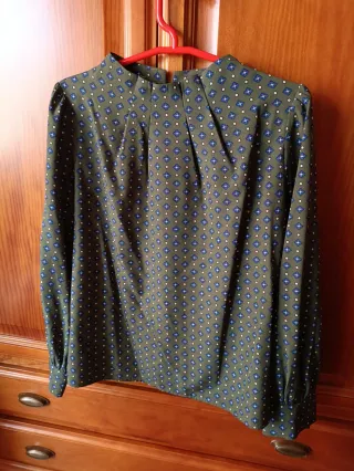 Blusa mujer estampado geométrico