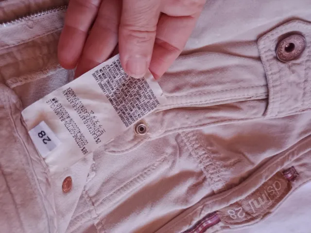 Pantalone casual donna beige