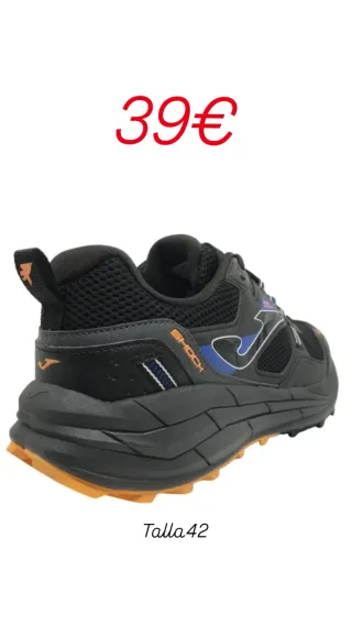 Zapatilla Joma Shock Talla 42 Negra