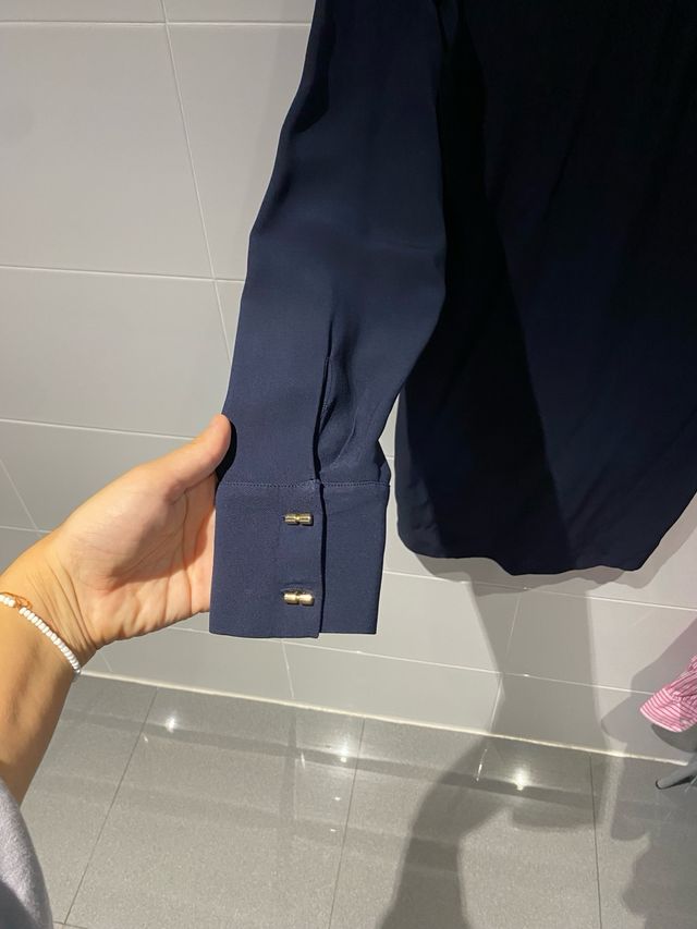 Vestido azul Massimo Dutti Talla S