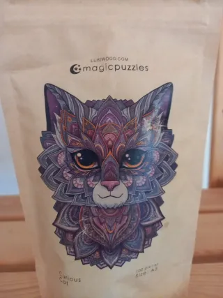 Puzzle Gatto Curious Cat 100 pezzi