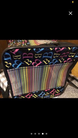 Transportín tela mascota multicolor