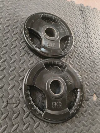 DISCOS OLIMPICOS GOMA (5KG)!