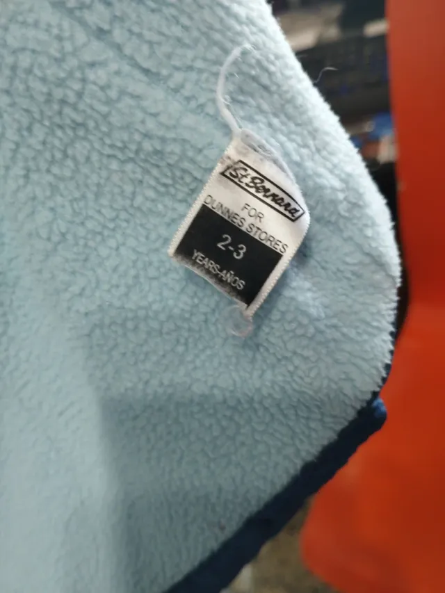 Chaleco niño azul T2-3 años