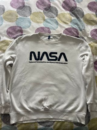 Felpa H&M Divided NASA Uomo Taglia L
