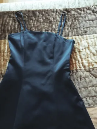 Vestido fiesta largo con tirantes marca Début