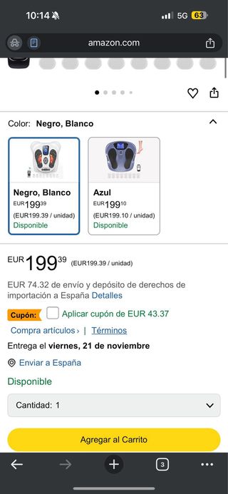 Estimulador Muscular Pies Creliver