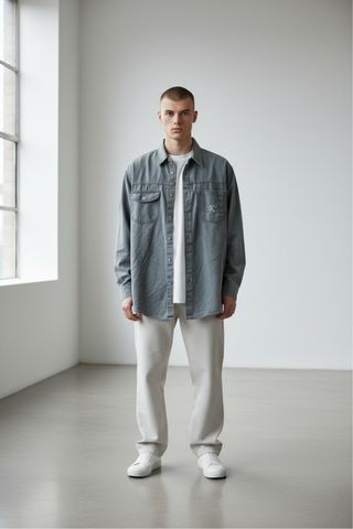 Camicia Denim Calvin Klein XL