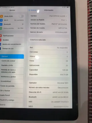 Apple iPad Negro/Plateado