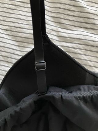 Sujetador negro con relleno
