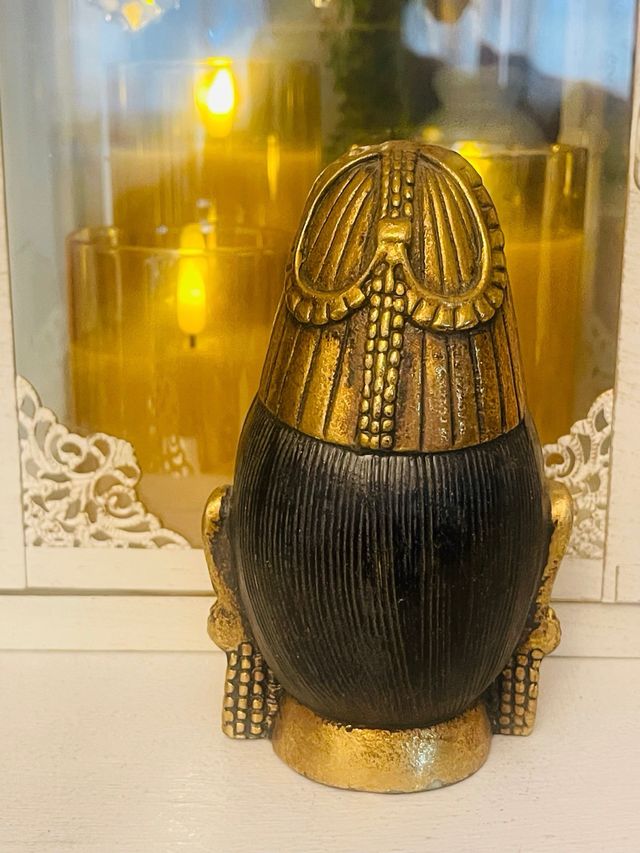 Cabeza Buda Dorada Decorativa