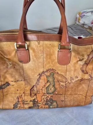 Bauletto stampa mappa mondo