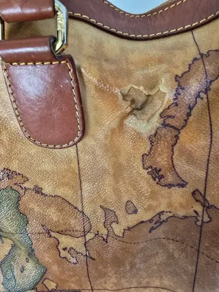 Bauletto stampa mappa mondo