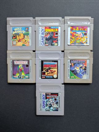 Lote 7 Cartuchos Game Boy Originales
