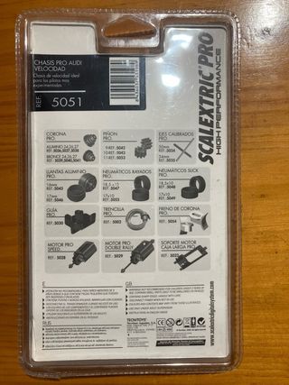 Chasis Scalextric Pro Audi Velocidad 5051