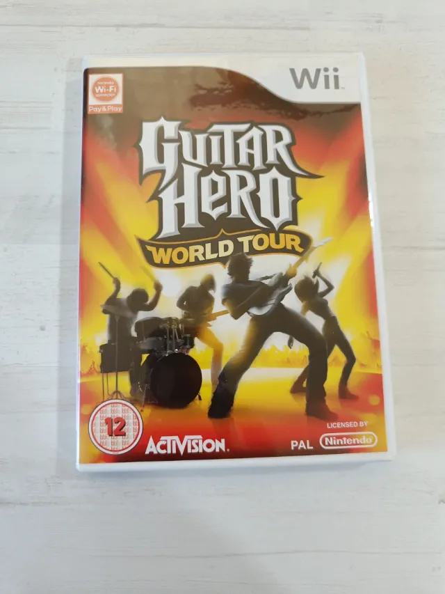 Guitar Hero World Tour Wii (adesivi inutilizzati)