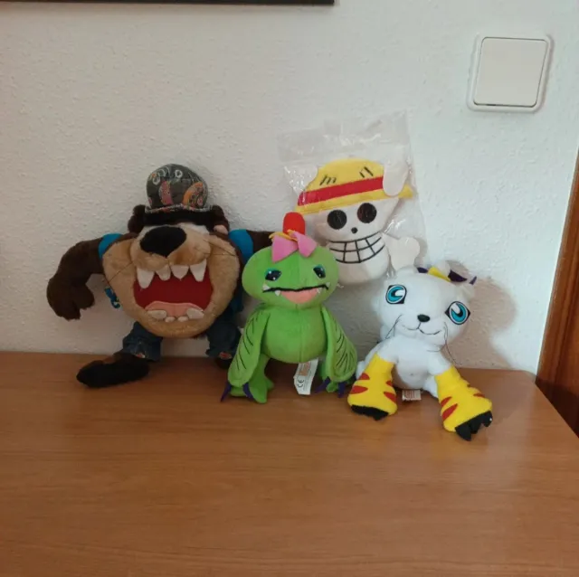 Lote de 4 peluches