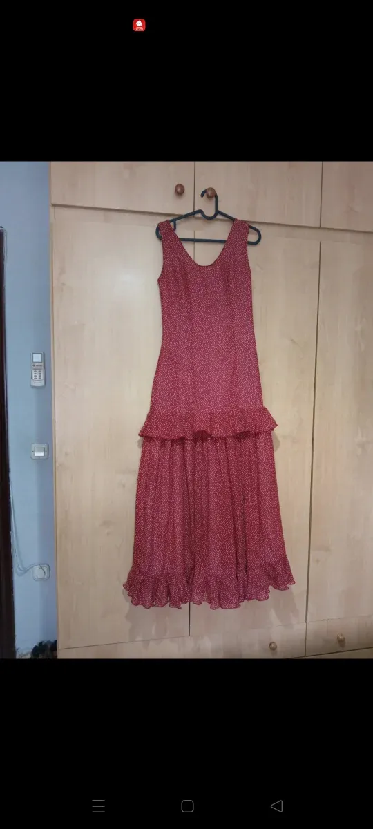 Vestido largo estampado