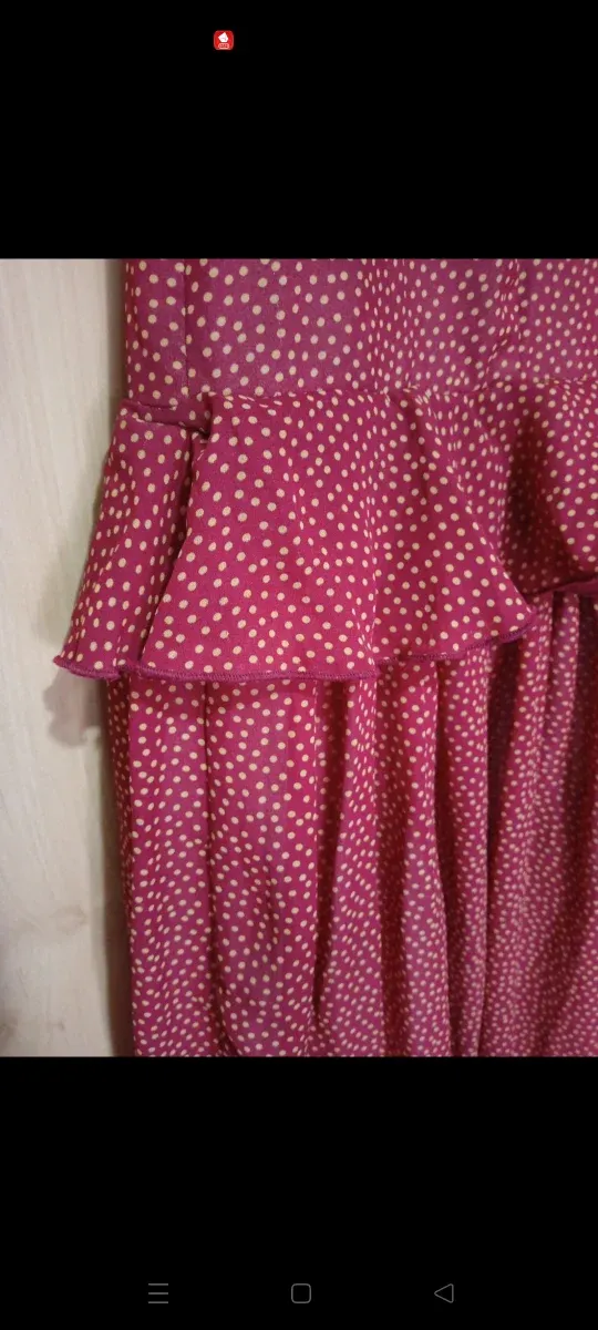 Vestido largo estampado