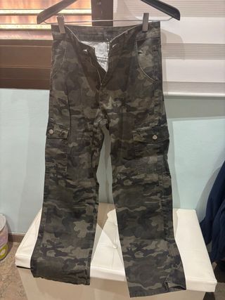 Pantalón militar camuflaje mujer