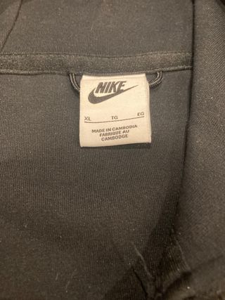 Sudadera Nike Tech Fleece Negra y Gris