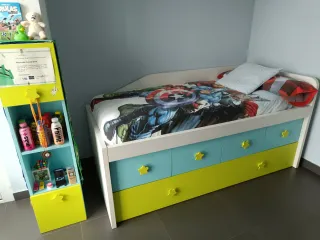 Cama nido  infantil con cajones