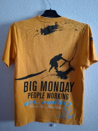Camiseta El Niño Big Monday Mostaza Talla 16 años