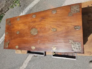 Cassapanca baule antico indonesiano