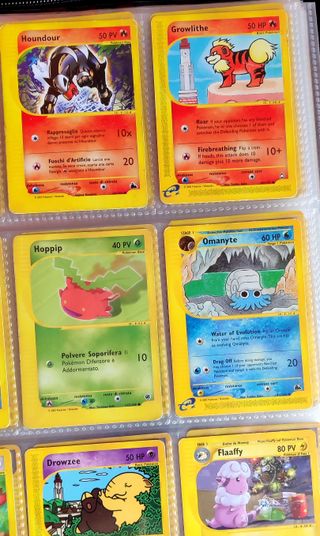 Pokémon - 18 carte Skyridge, Aquapolis, Expedition