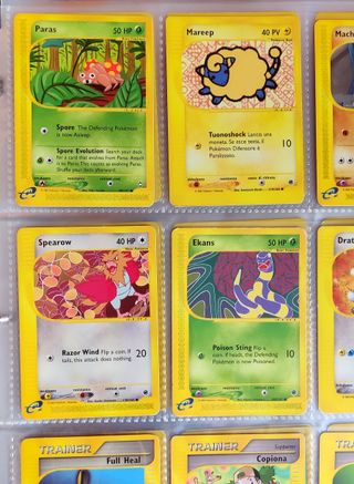 Pokémon - 18 carte Skyridge, Aquapolis, Expedition