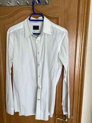 Camisa Sfera Hombre Blanca Talla L