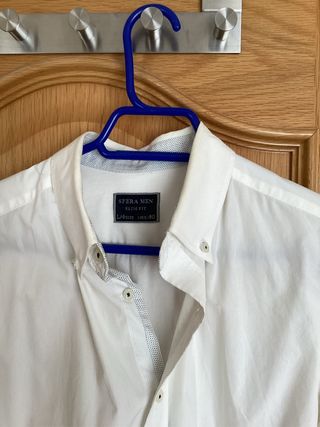Camisa Sfera Hombre Blanca Talla L