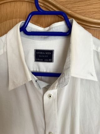 Camisa Sfera Hombre Blanca Talla L