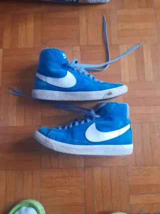 Scarpe Nike Blazer Mid azzurre - taglia 38.5