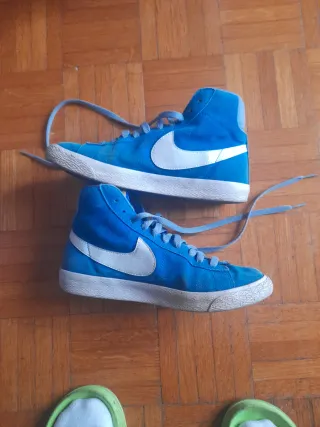 Scarpe Nike Blazer Mid azzurre - taglia 38.5