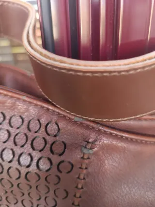 Bolso Lois Polipiel Marrón Hombro y Mano