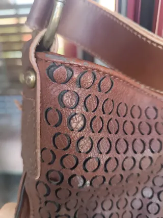 Bolso Lois Polipiel Marrón Hombro y Mano