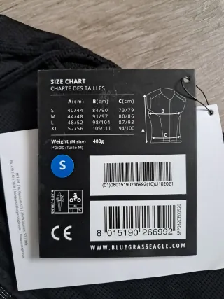 Protección Espalda Bluegrass Negra