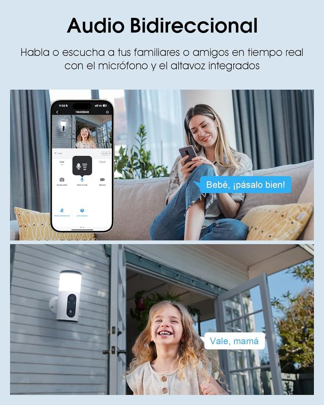 CÁMARA DE VIGILANCIA WIFI 4K ULTRA HD EXTERIOR CON