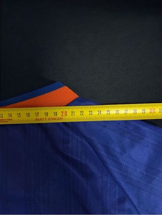 Maglia Adidas Vintage Blu Arancione Taglia M